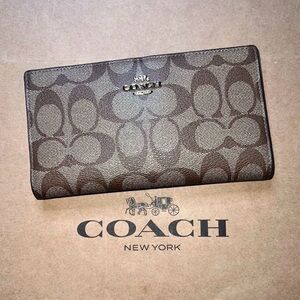 Coach Tan Signature Wallet